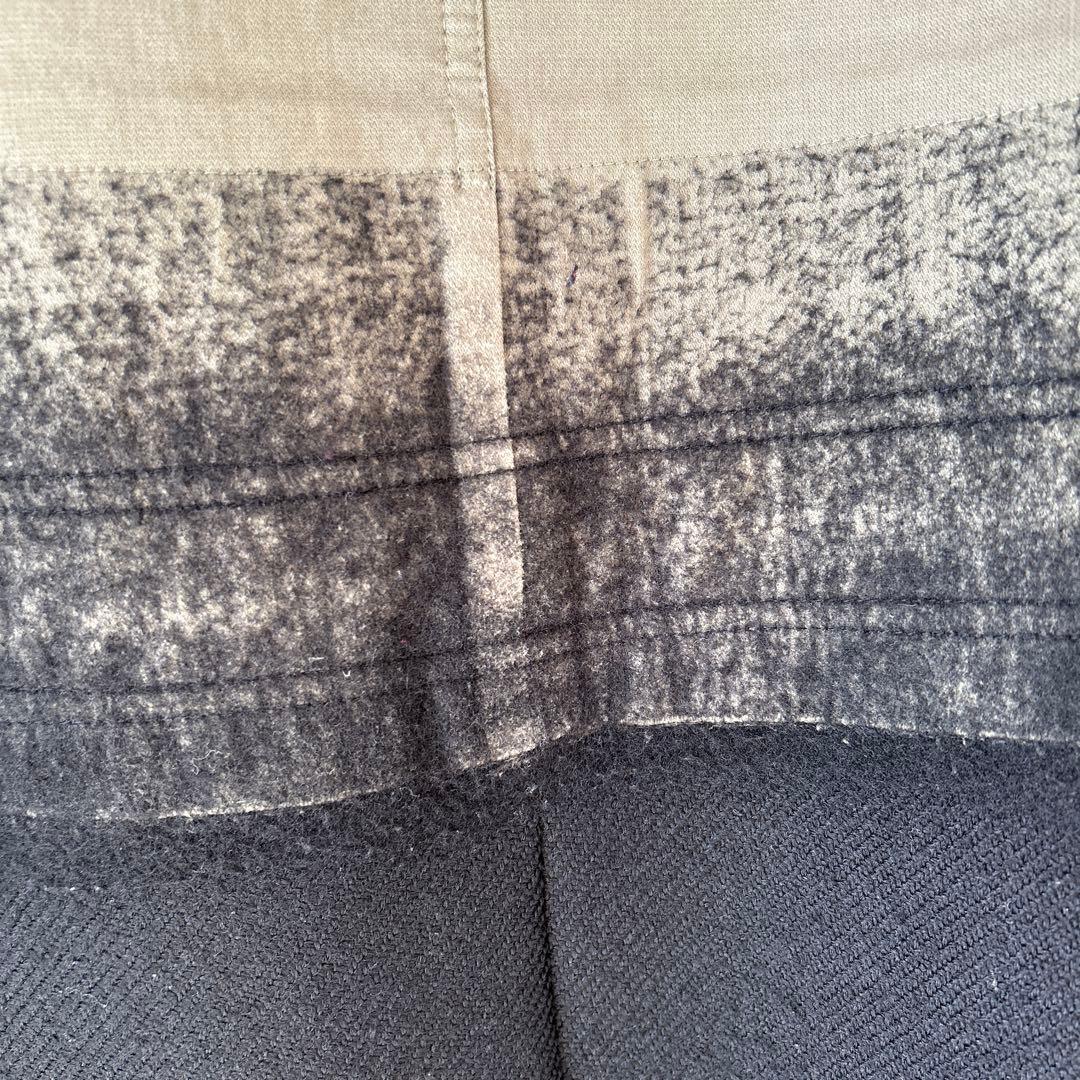 NEIL BARRETT ニールバレットコート　カーキ×ブラック　サイズ44