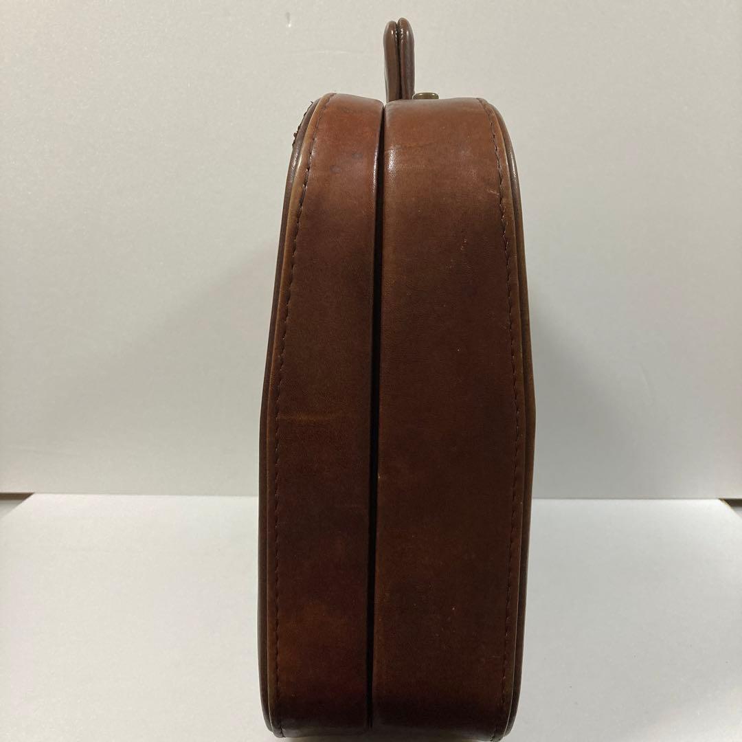 60s ヨーロッパ古着　ビンテージ 本革　トランク　トラベルバック　真鍮金具