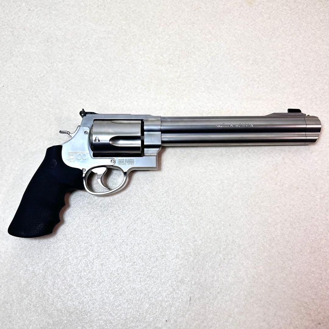 タナカ S&W M500 ステンレス 8インチ ガスリボルバー 6mm