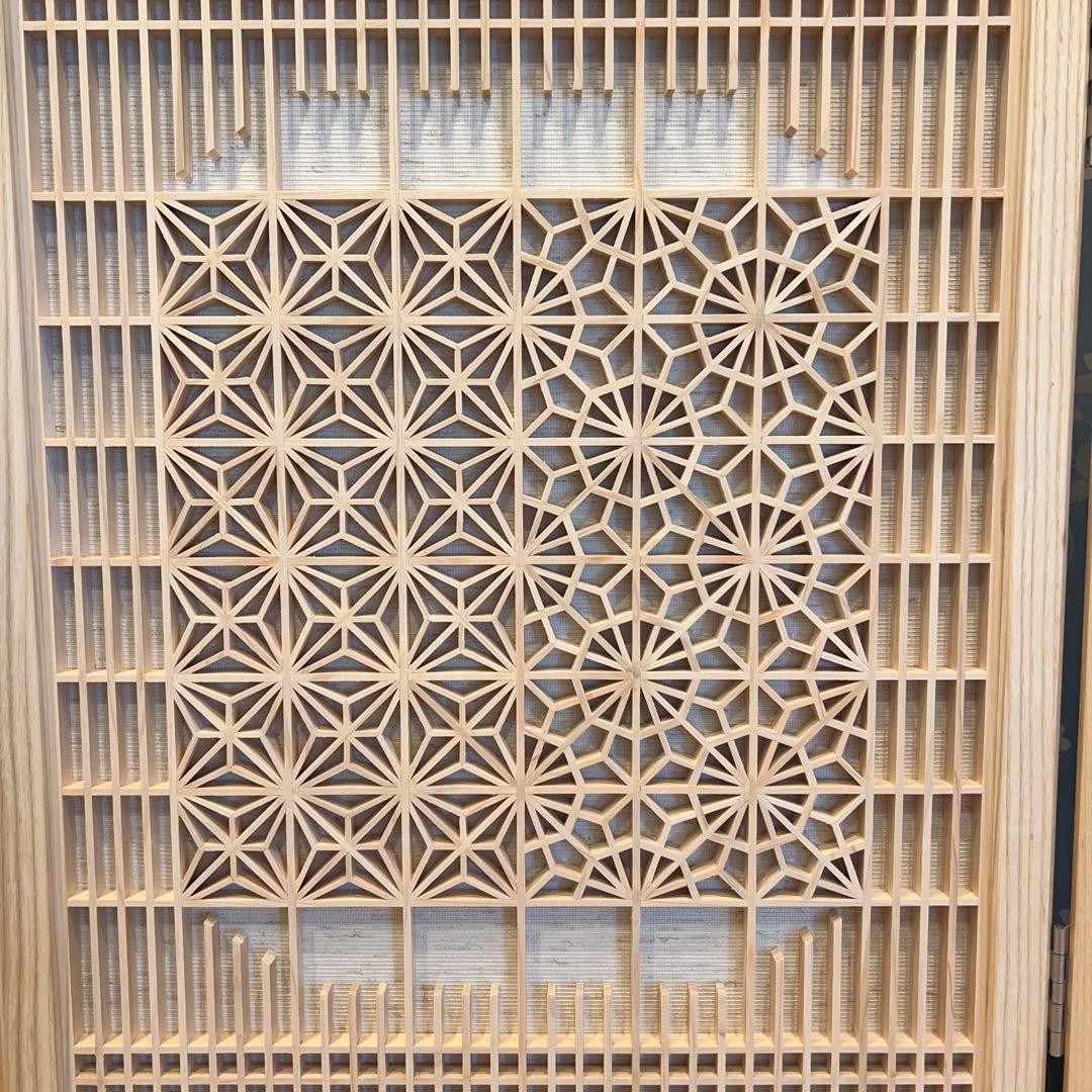 新品　組子　衝立　ついたて　パーテーション