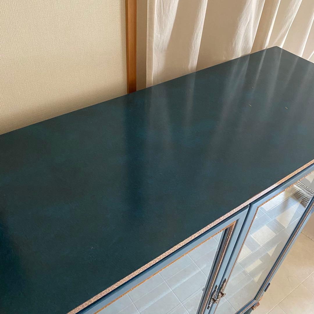 KSM17TEA　ガラスキャビネット　アンティーク　飾り棚　クラシック