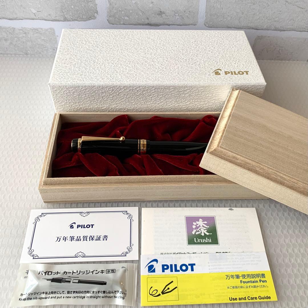 [美品 ほぼ未使用] パイロット カスタム845万年筆 F(細字)