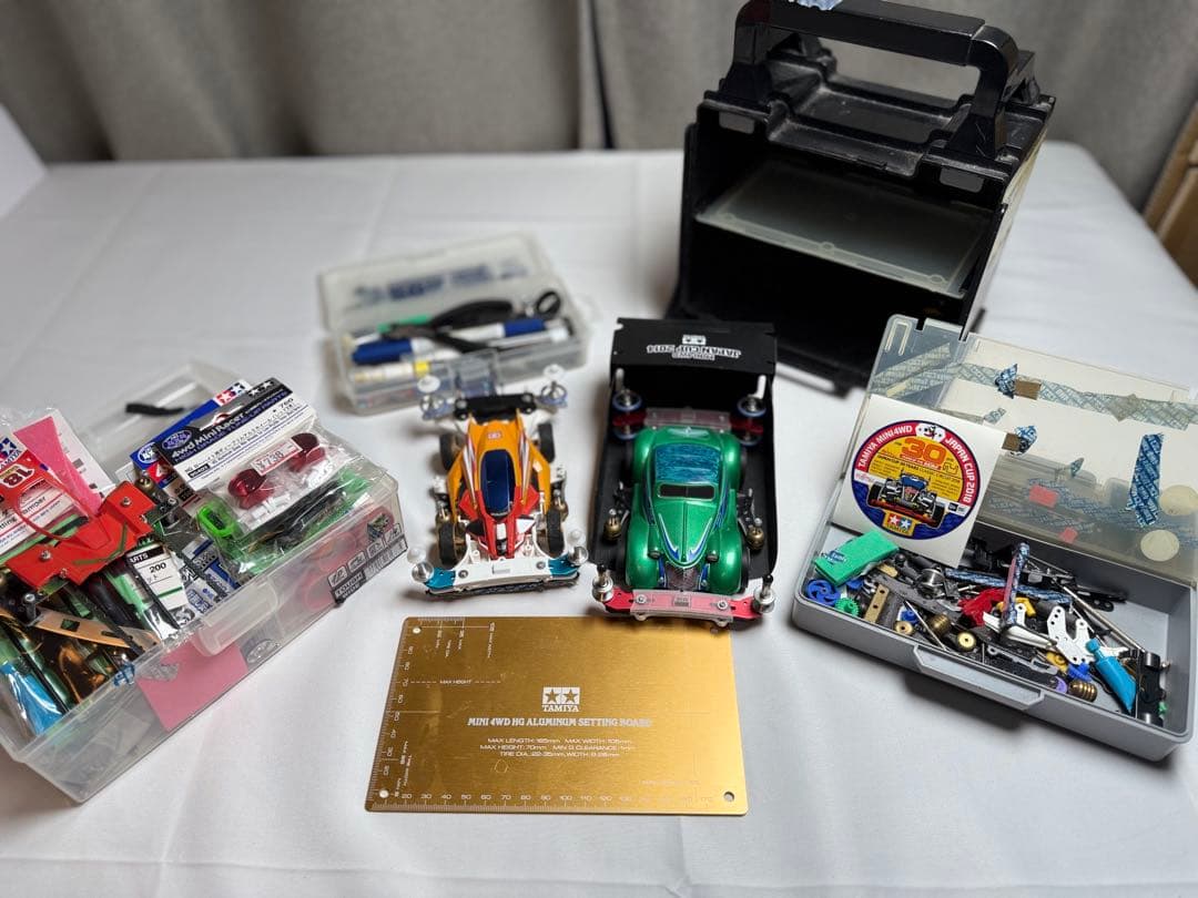 ミニ四駆 引退セット ジャパンカップ限定パーツ・公式カーボン含む