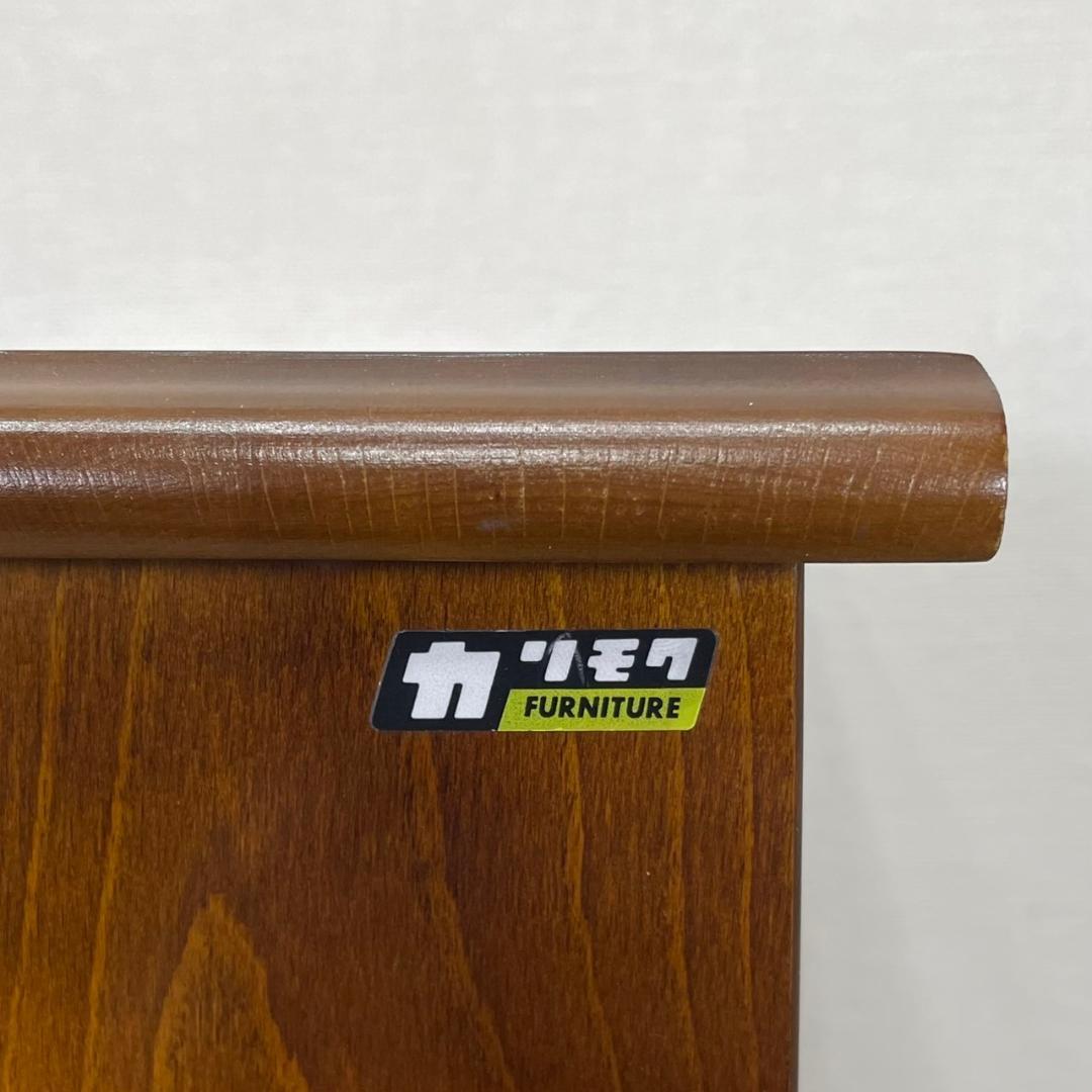 オールドカリモク コロニアル 電話台 サイドチェスト ディスプレイ台 ビンテージ