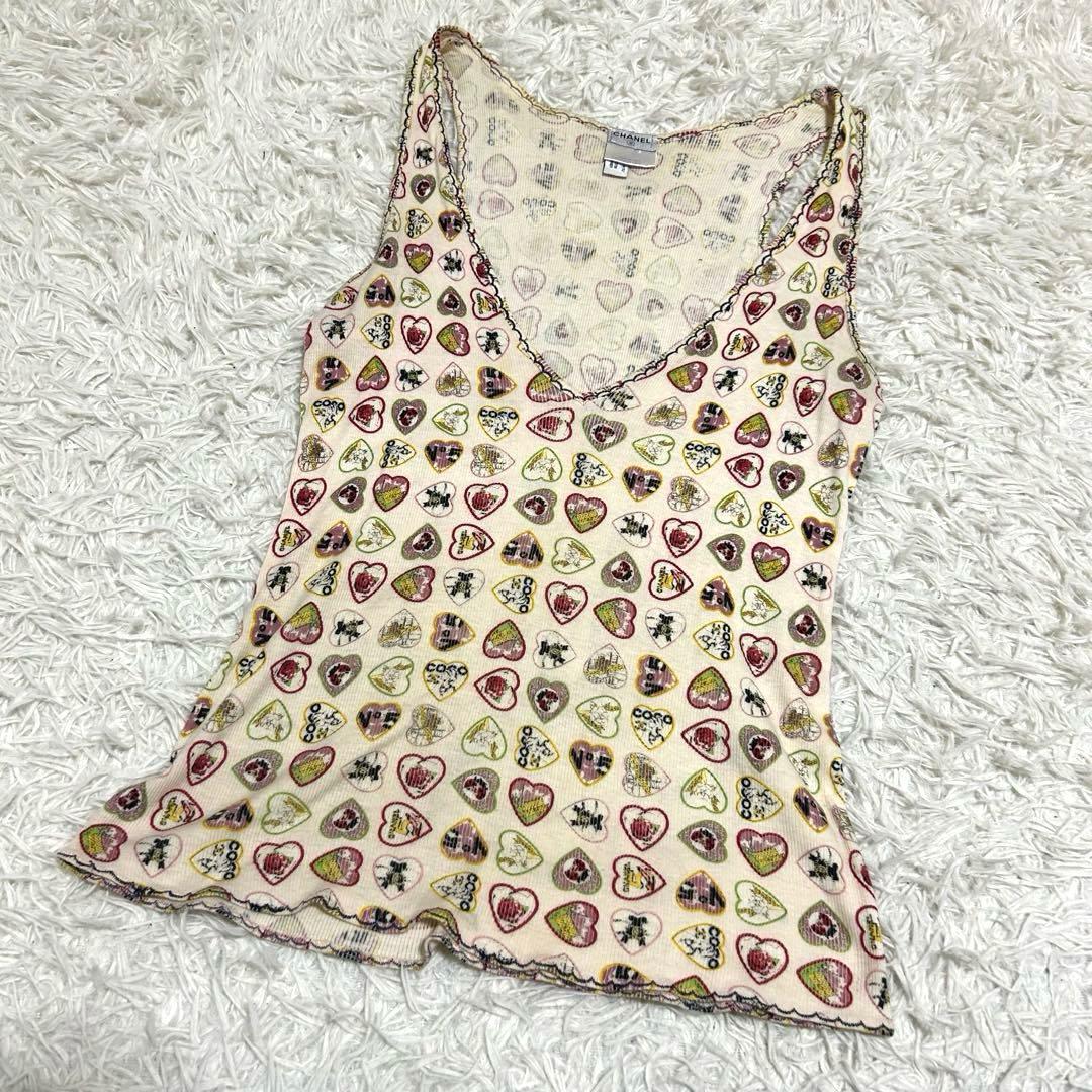 CHANEL シャネル 06P バレンタイン限定 アイコンライン キャミソール