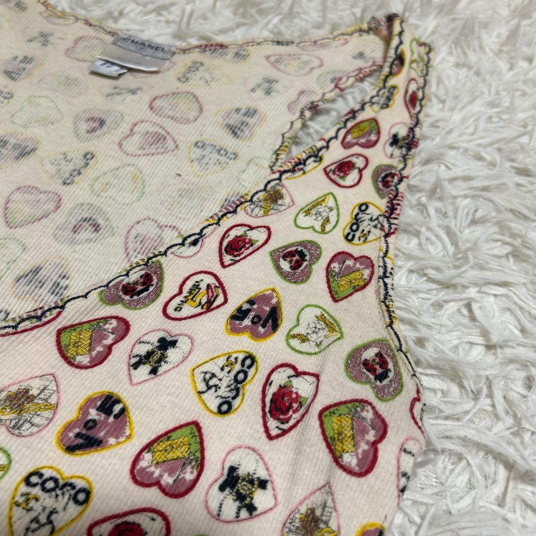 CHANEL シャネル 06P バレンタイン限定 アイコンライン キャミソール