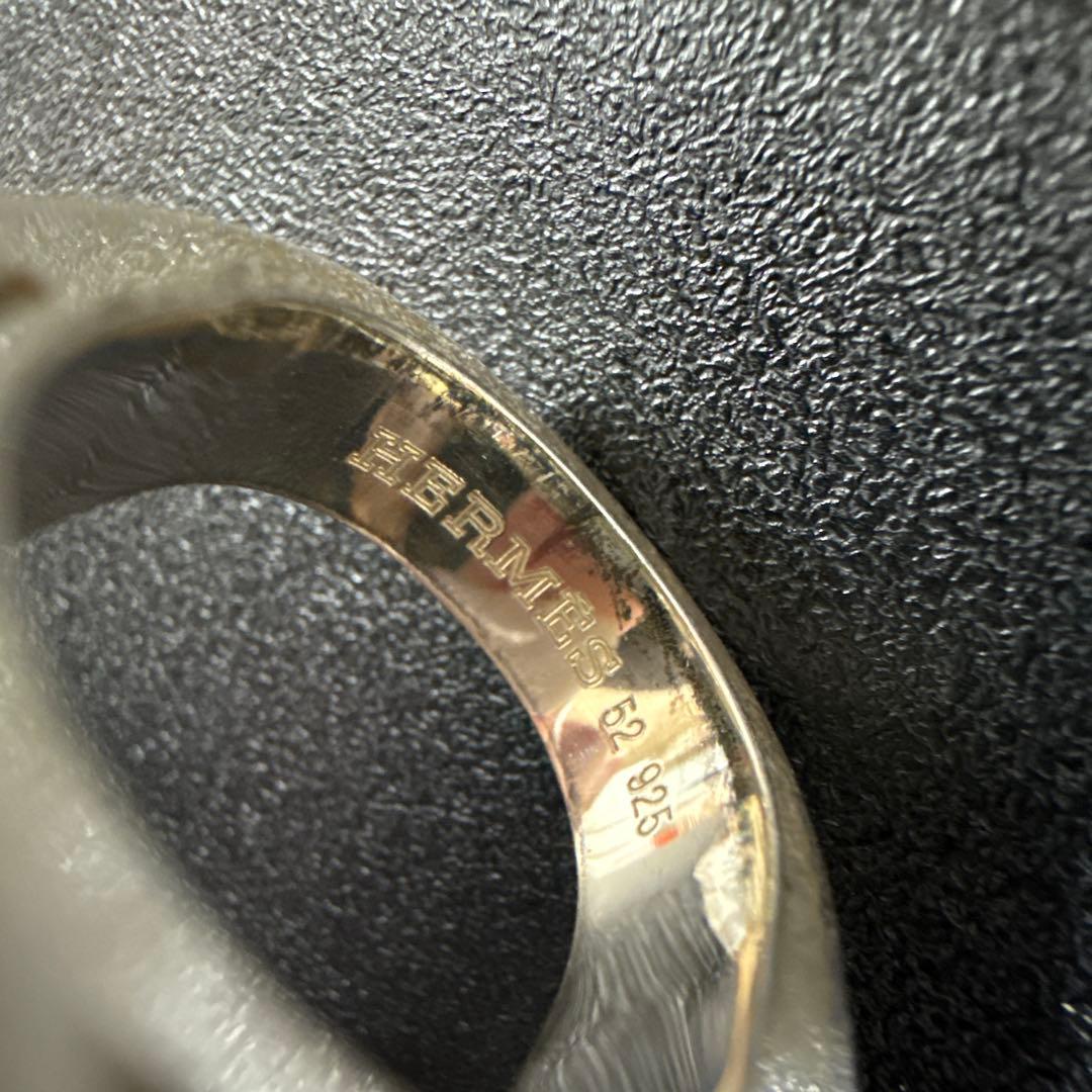 K*N様 値下げ　エルメス　シルバー925 カットアウトデザイン リング