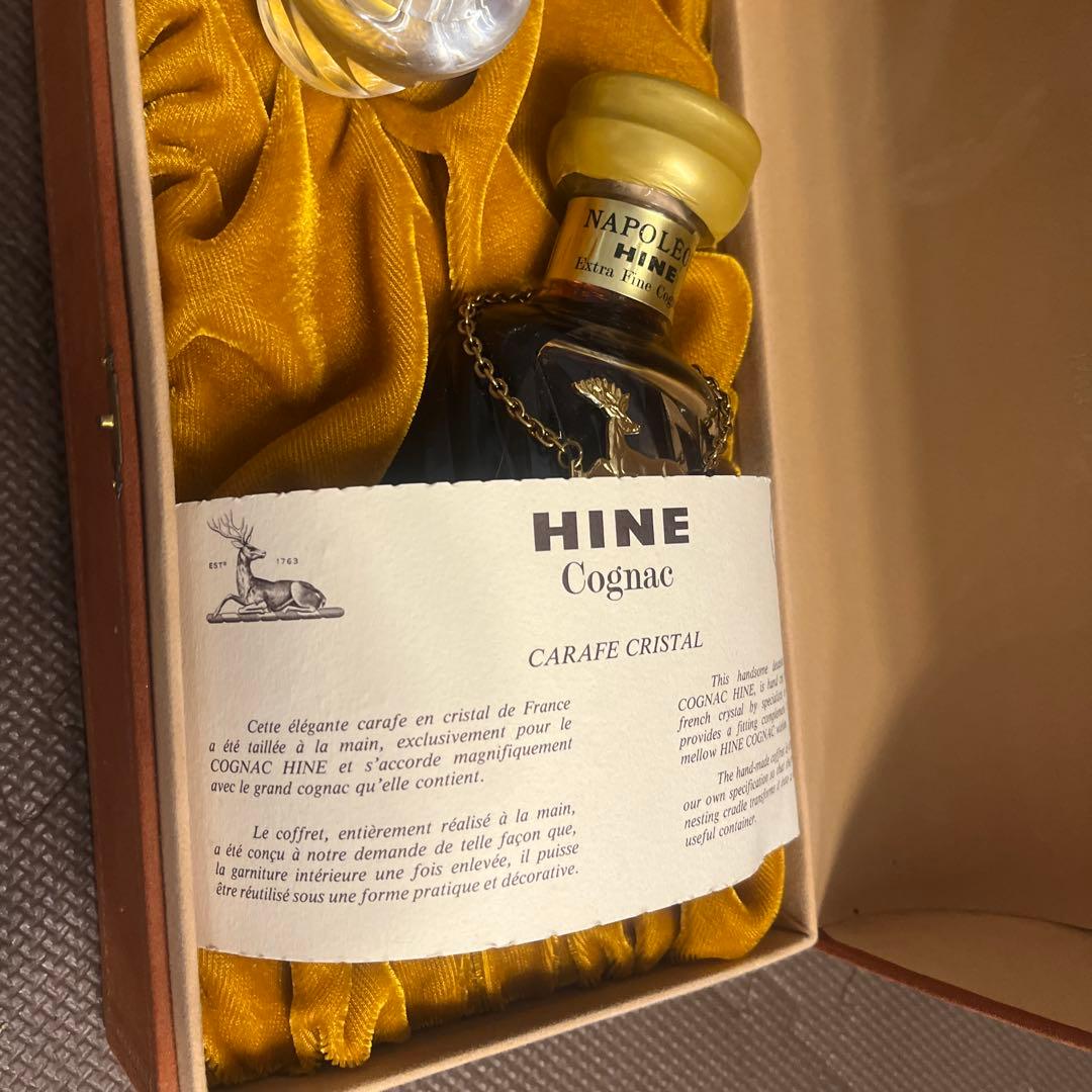 【未開栓】HINE NAPOLEON カラフェ クリスタル コニャック
