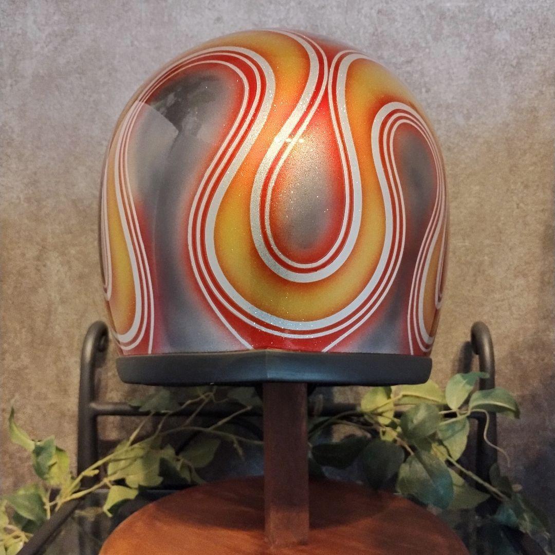 新品　カスタムペイント　フルフェイスヘルメット　ボバー　チョッパー　バイク