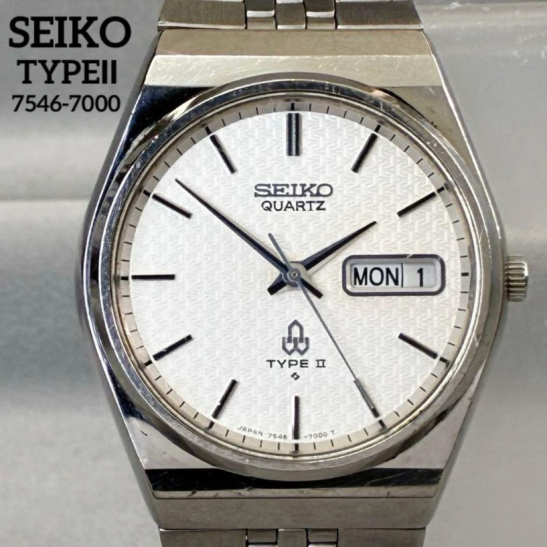 SEIKO メンズ 70’s 7546-7000 TYPE II クォーツ腕時計