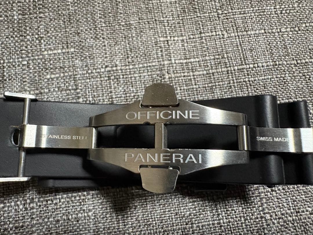 Panerai パネライ　ラバーベルト Dバックル付