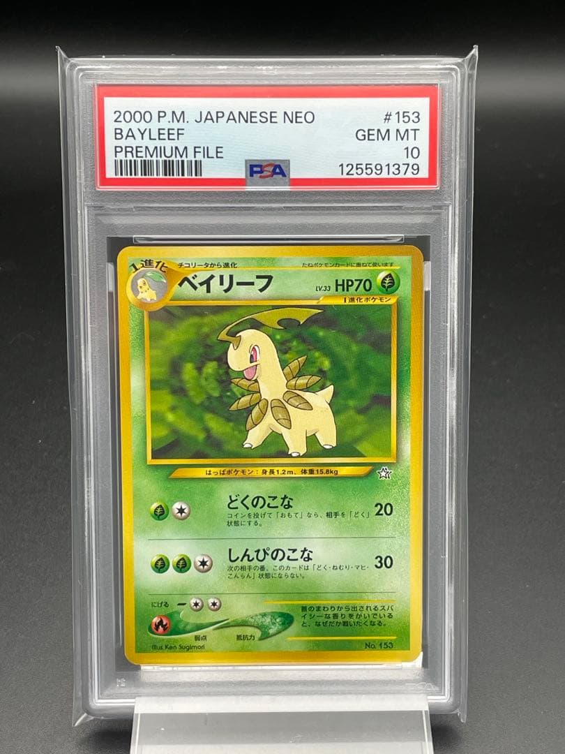 PSA10 ベイリーフ　プレミアムファイル　ポケカ　ポケモンカード