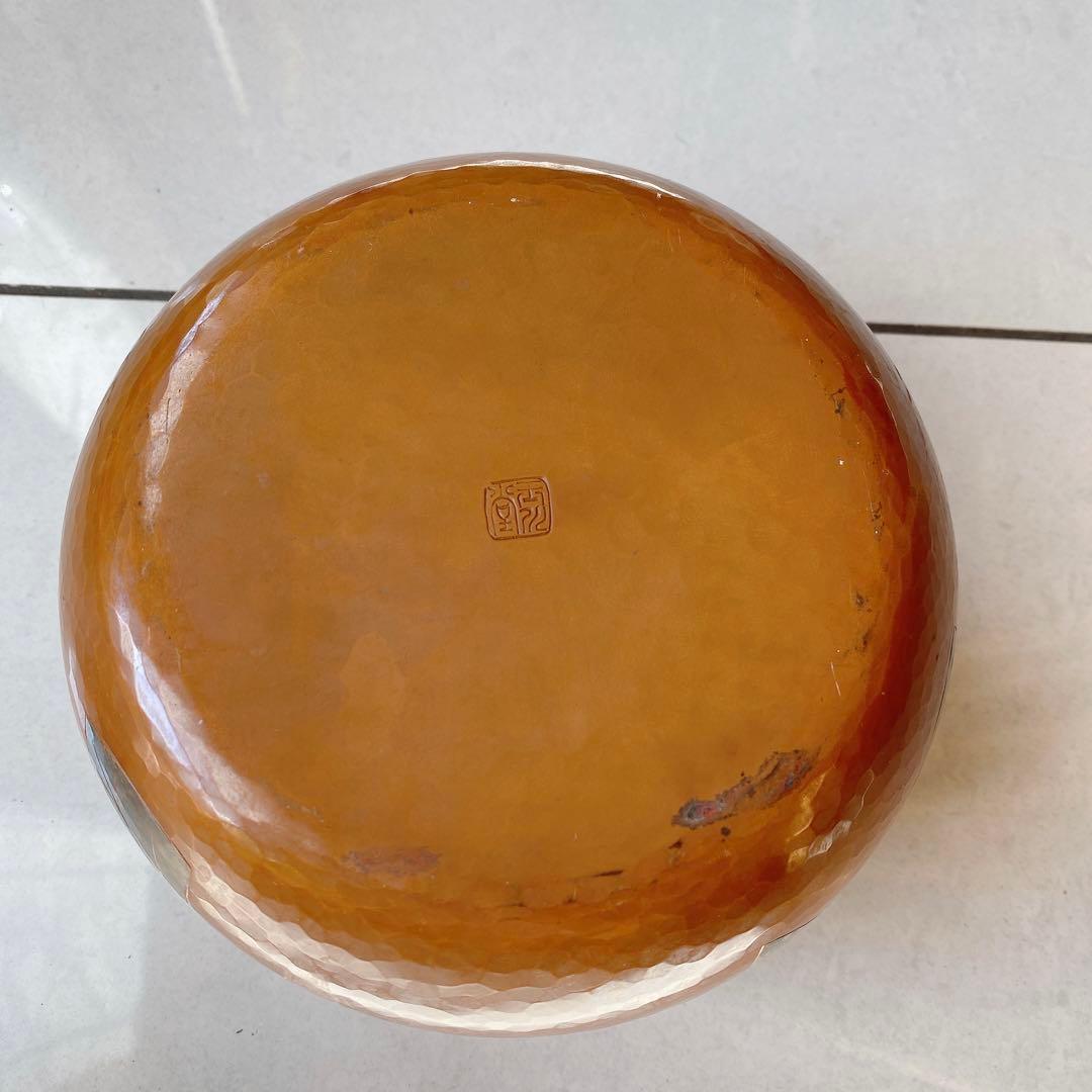 玉川堂　銅　建水