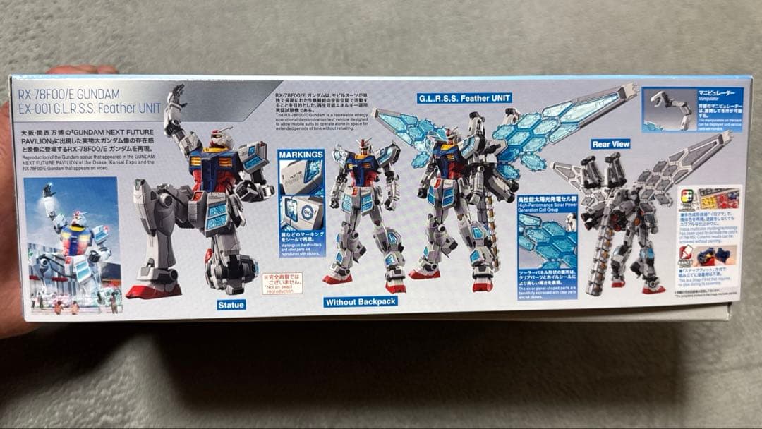 JAL特別仕様 RX-78F00/E GUNDAM 万博コラボ 限定品3点セット