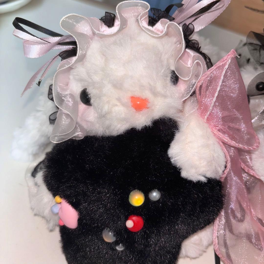 うさぎ　ねこ　ぬいぐるみ　ドール　キーホルダー　まとめ売り　フリル　レース