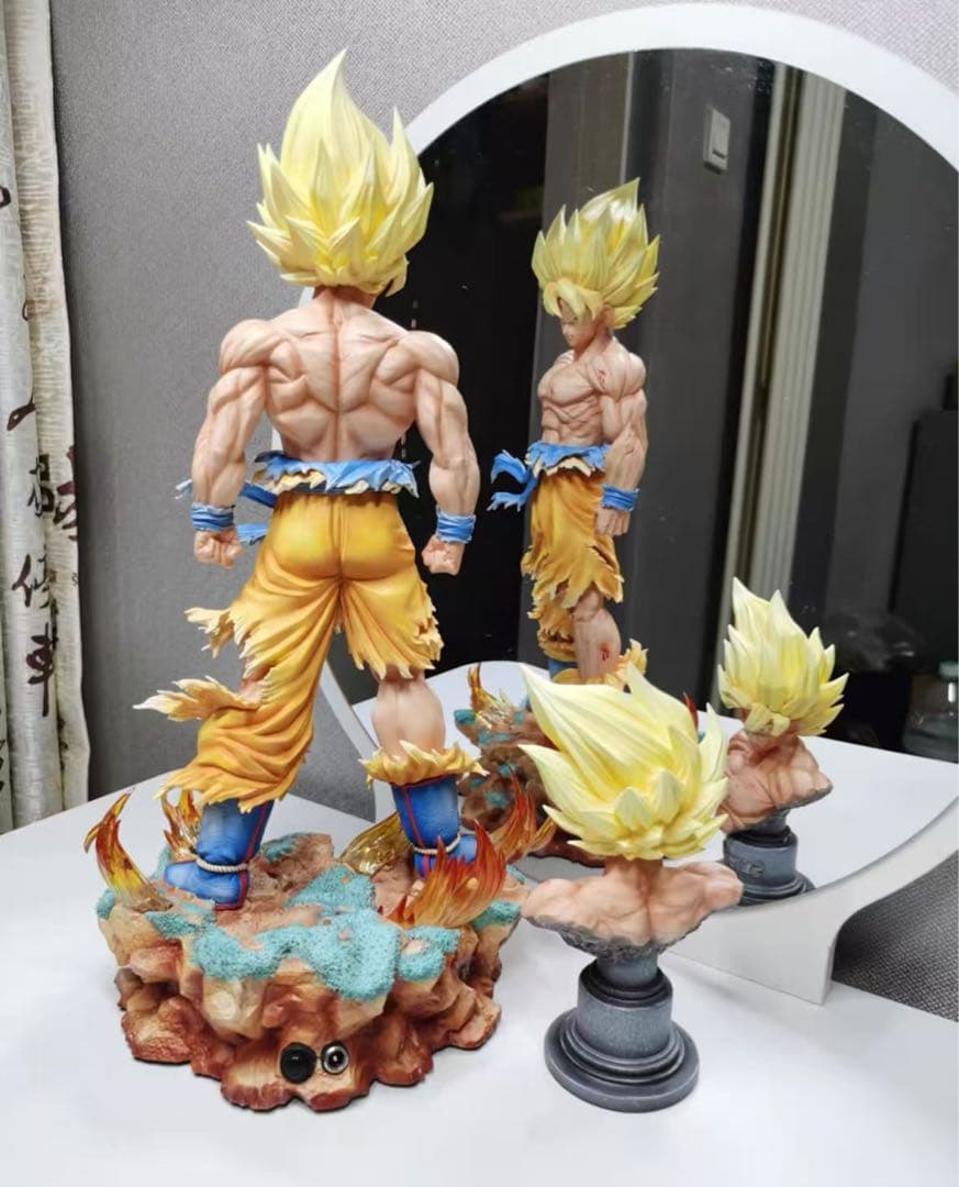 ドラゴンボール 孫悟空 ガレキ ガレージキット スタチューX②⑤④