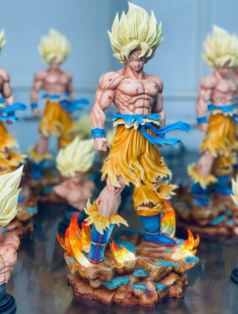 ドラゴンボール 孫悟空 ガレキ ガレージキット スタチューX②⑤④