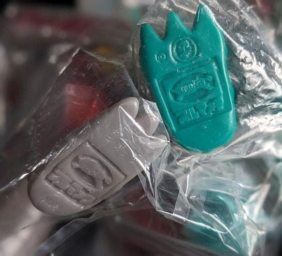 メカゴジラ２＆チタノザウルス（ブルマァク復刻×Ｍ１号）ソフビフィギュア２体セット