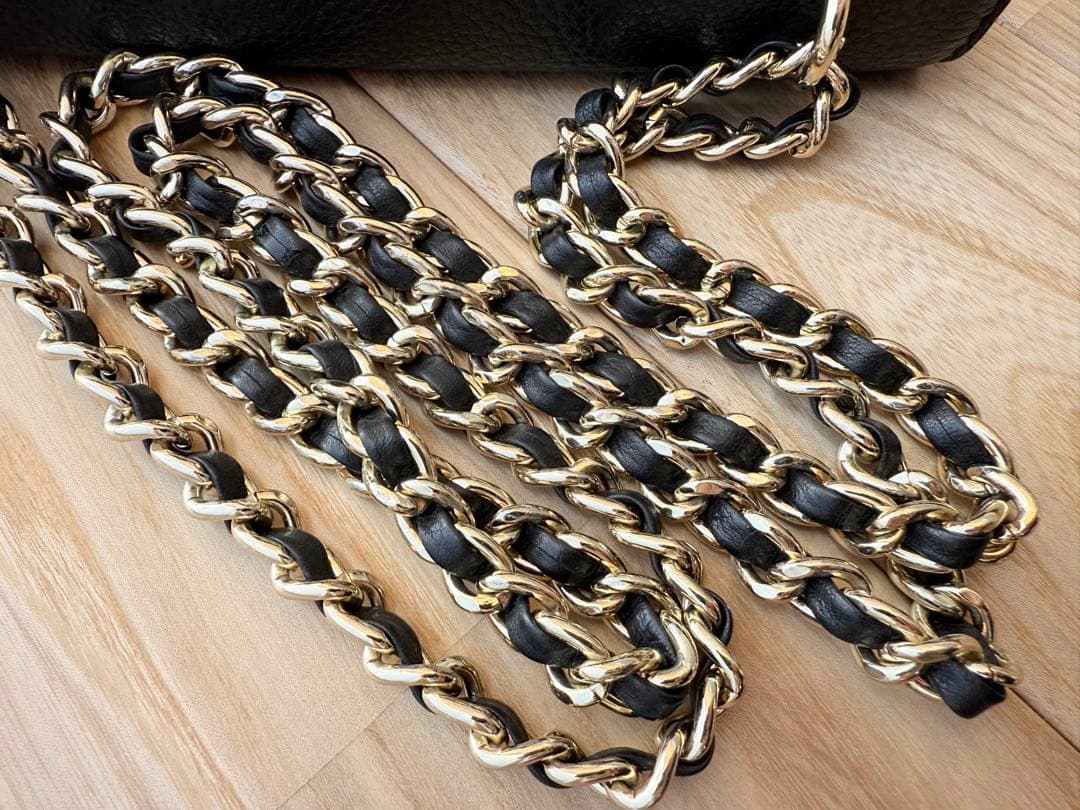 極美品 トリーバーチ ブリテン ショルダーバッグ 2way チェーン ブラック