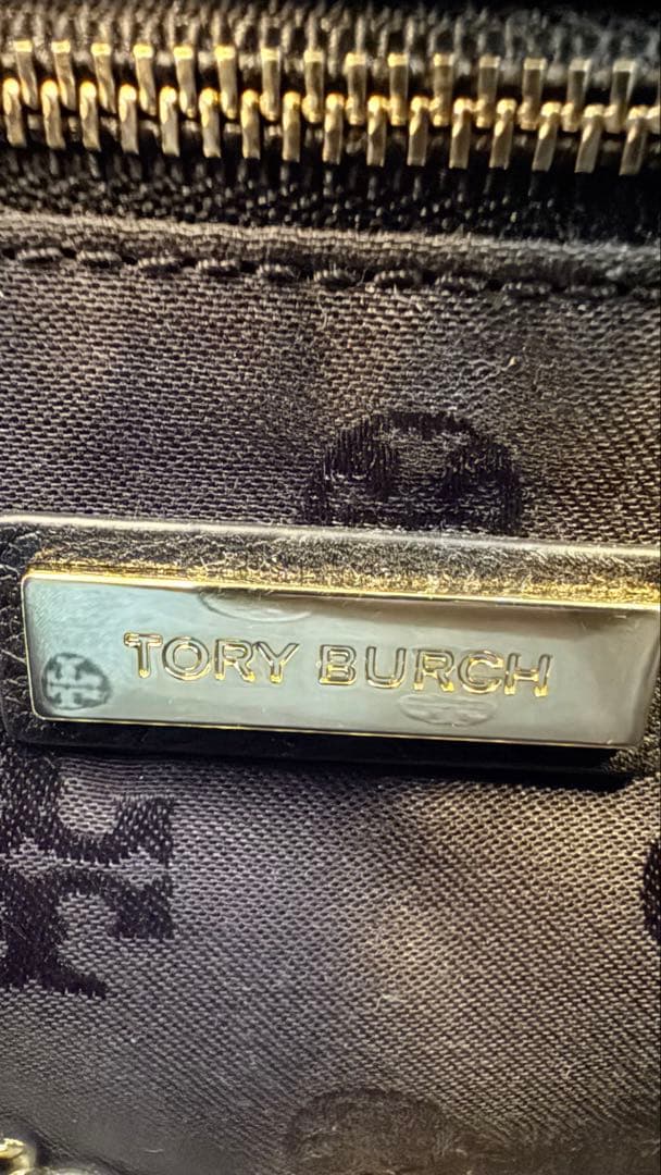 極美品 トリーバーチ ブリテン ショルダーバッグ 2way チェーン ブラック