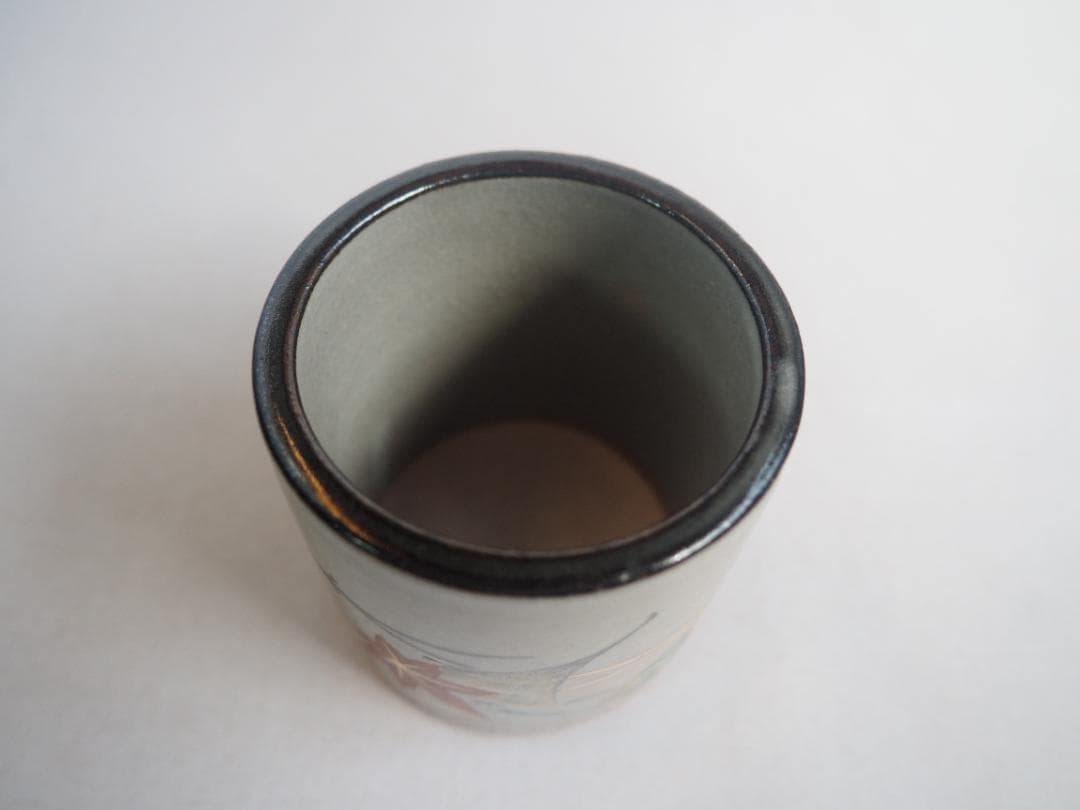 真葛焼5代 宮永香斎造 色絵吹寄せ絵蓋置（共箱）