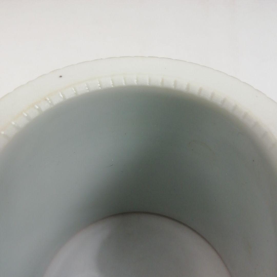 Ｔ９６５　蓋置　『赤絵小文』『三浦竹泉 造』　共箱　茶道具