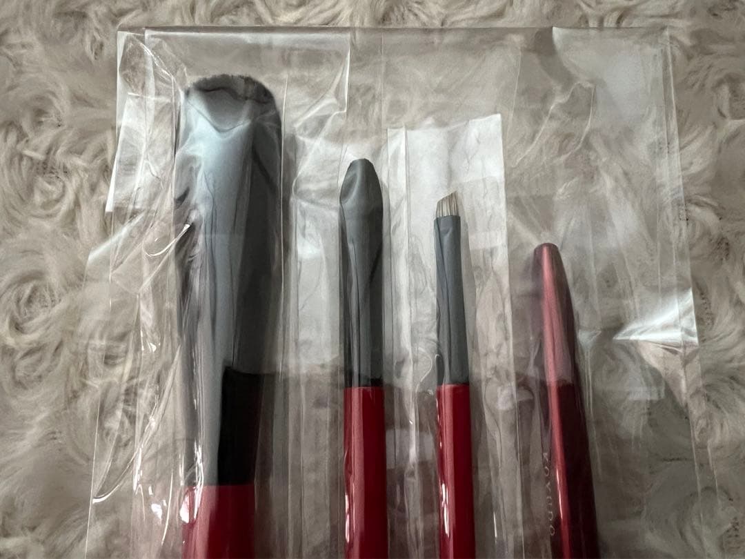 熊野筆　晃祐堂　KOYUDO collection 赤軸 メイクブラシセット