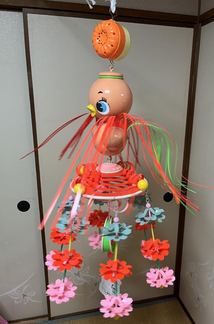 レトロ ワンタッチメリーゴーランド（中古）