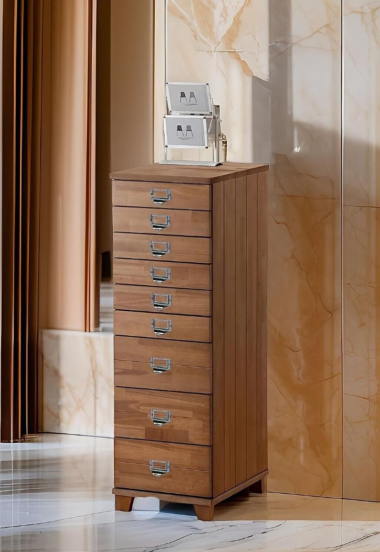 送料無料・B4サイズ・ネームプレート多段チェスト9段・カラー選択可