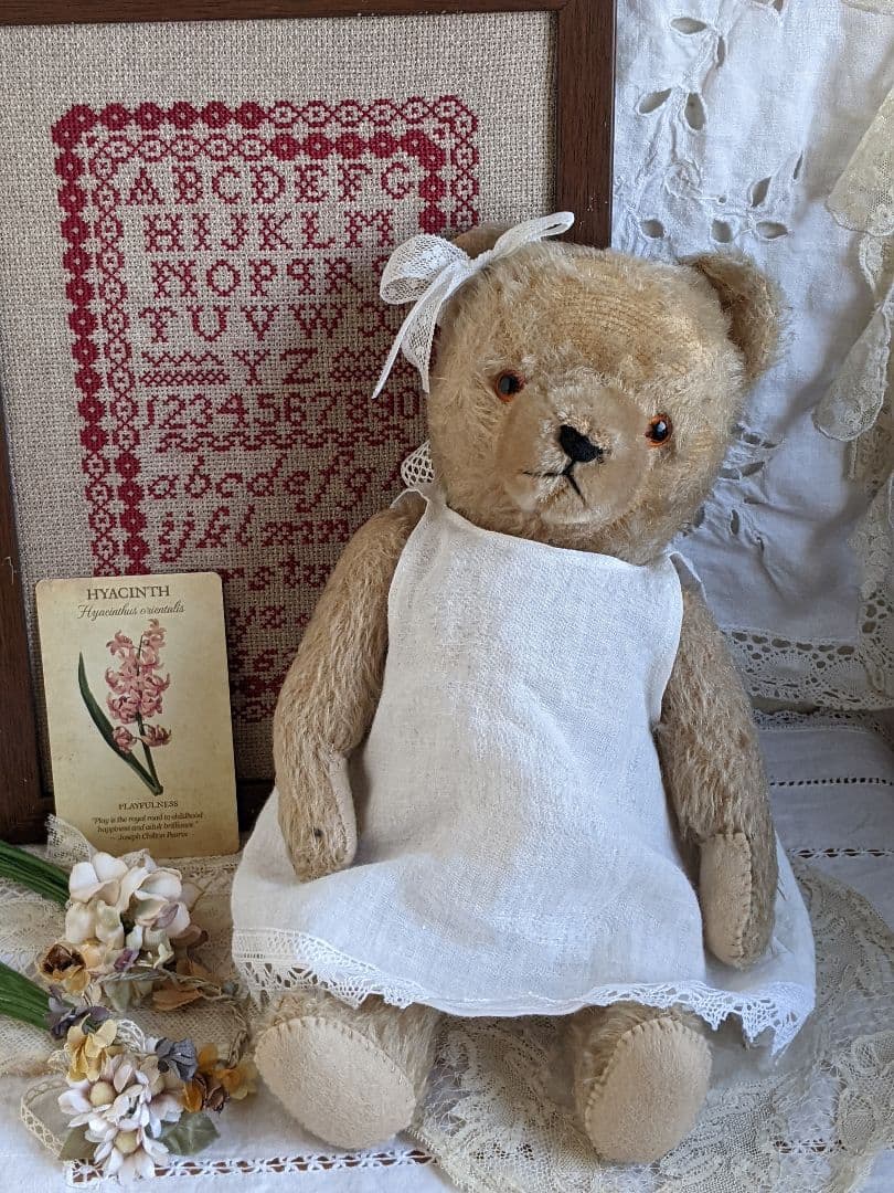 【s】アンティークベア　アンティークテディベア　ハーマン