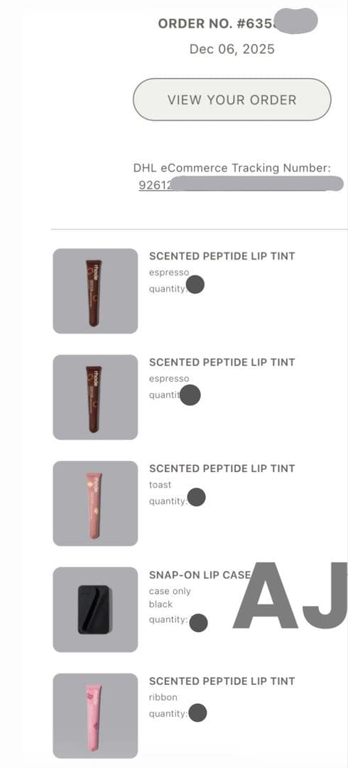 rhode snap-on lip case BLACK 残り２点