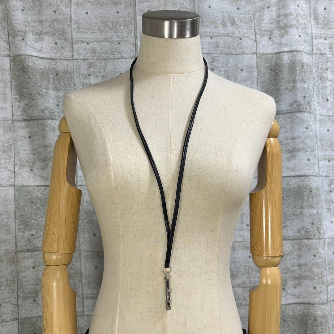 美品★HERMES エルメス ネックレス シフレ 超音波 ドッグホイッスル