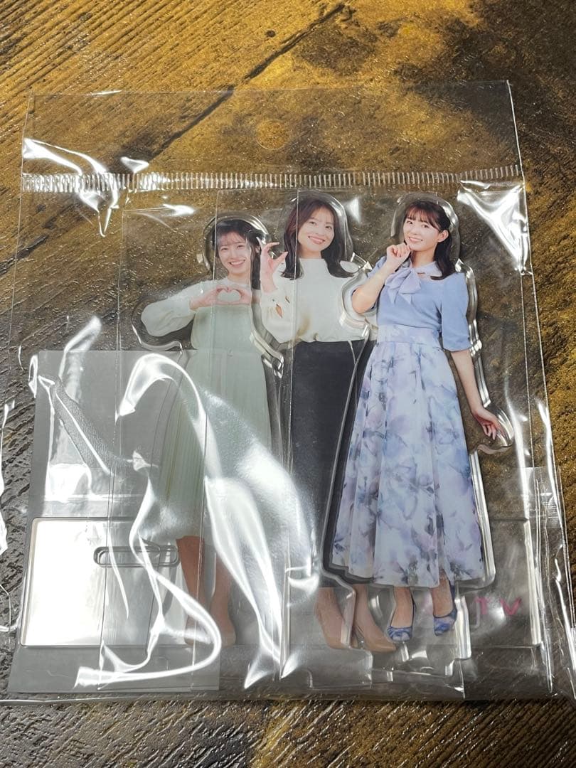 【激レア】静岡朝日テレビアナウンサーアクリルスタンドABCセット