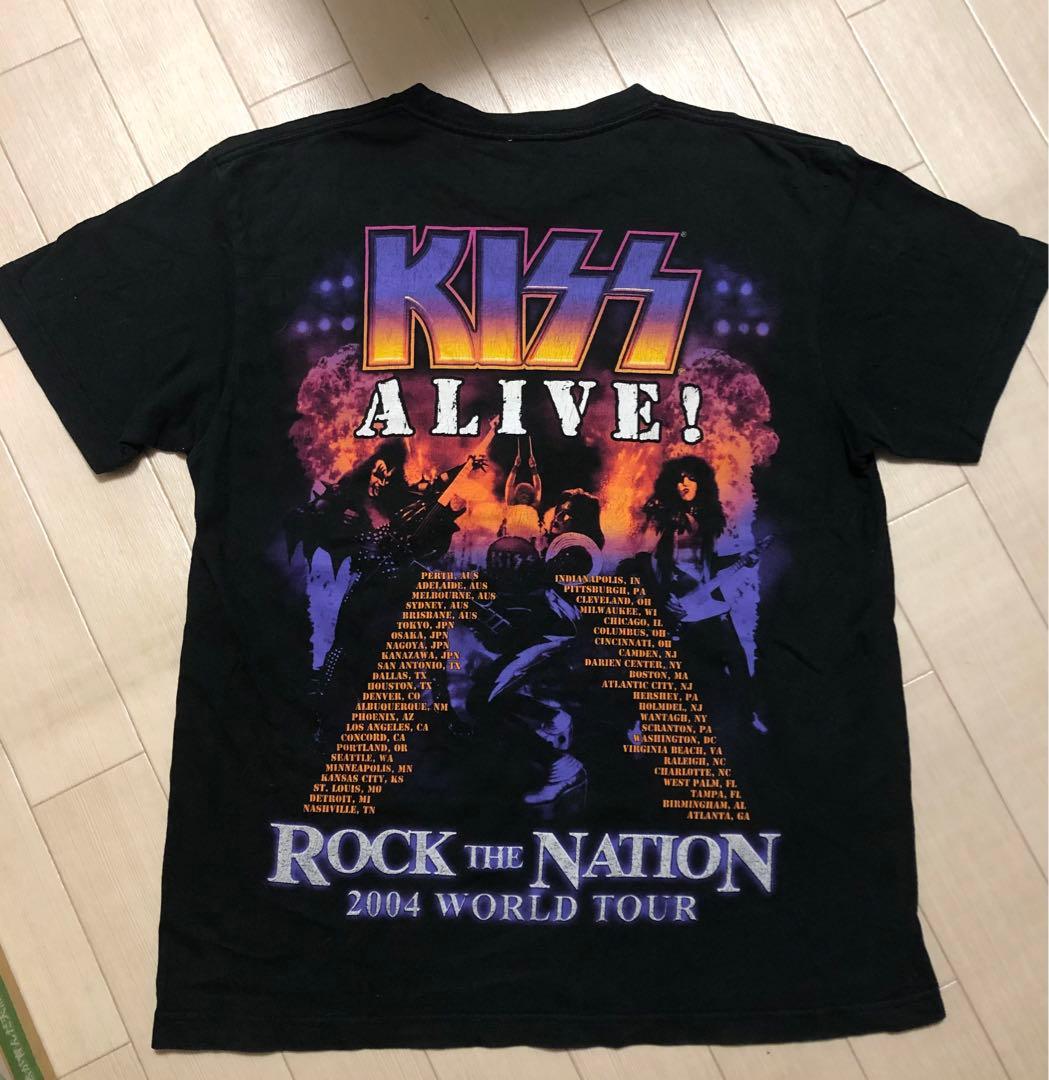 KISS ROCK THE NATION 2004 WORLD TOURTシャツ