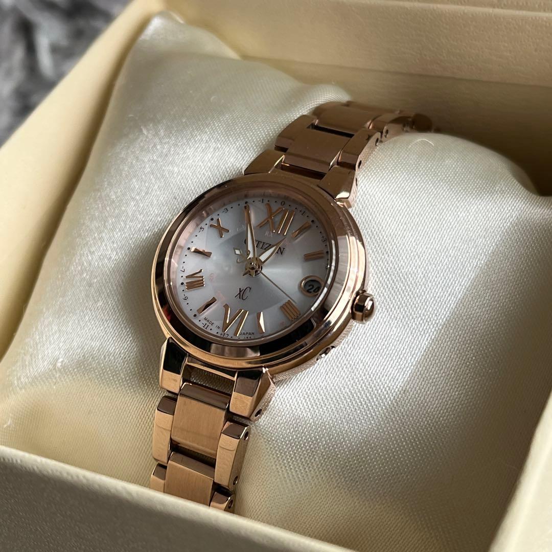 【美品！】CITIZEN XCクロスシー ハッピーフライト エコドライブ デイト