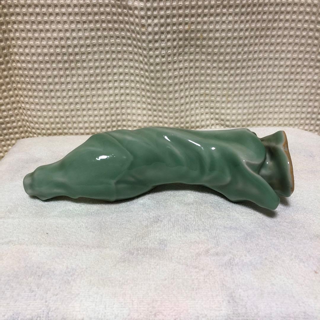 青磁　観音様　鶴夢荘　仏像　骨董　希少