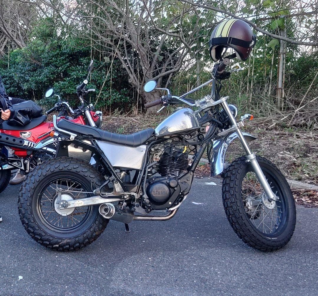 tw200 アルミピーナッツタンク　ビッグシーダー