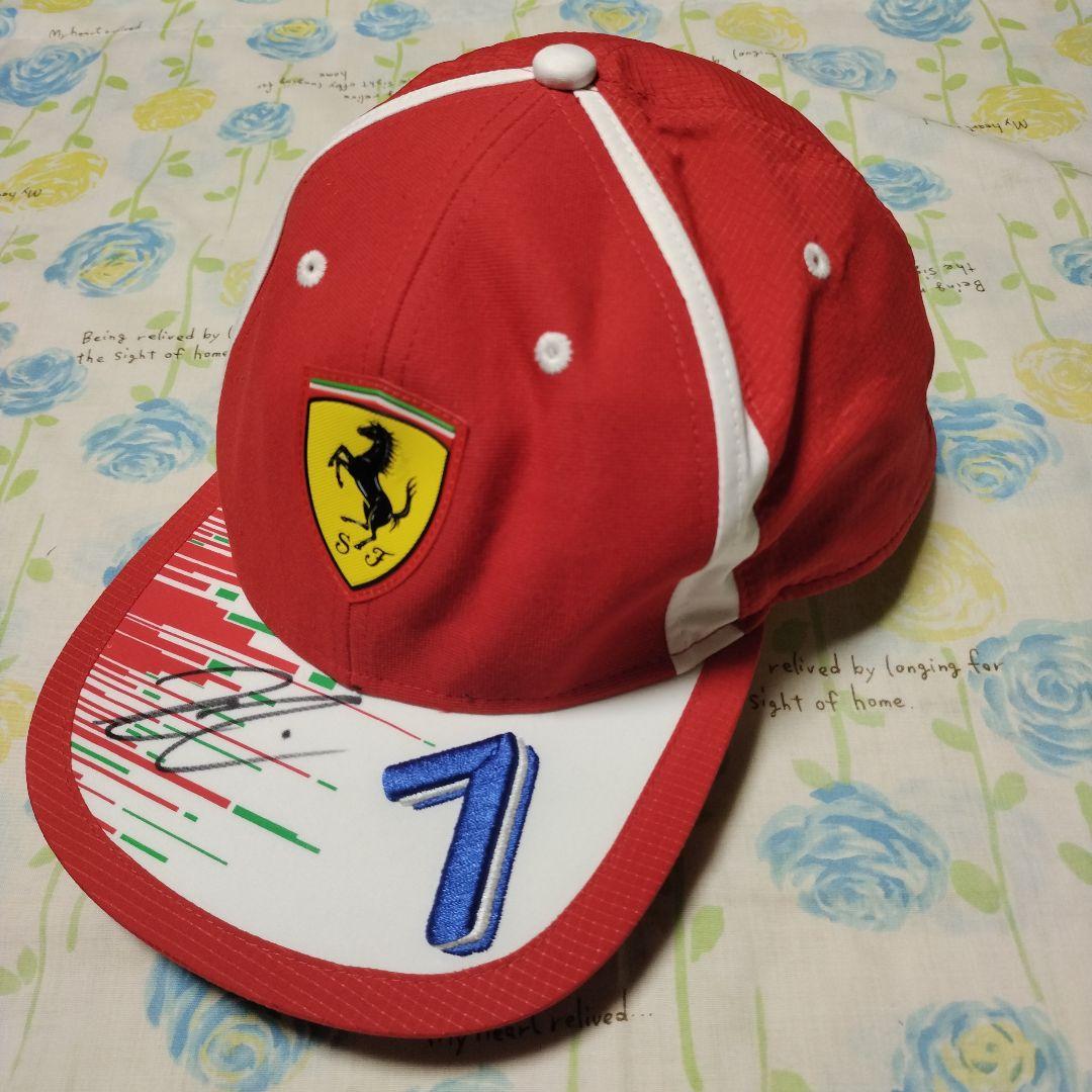 ライコネン　フェラーリ　キャップ　2018　F1