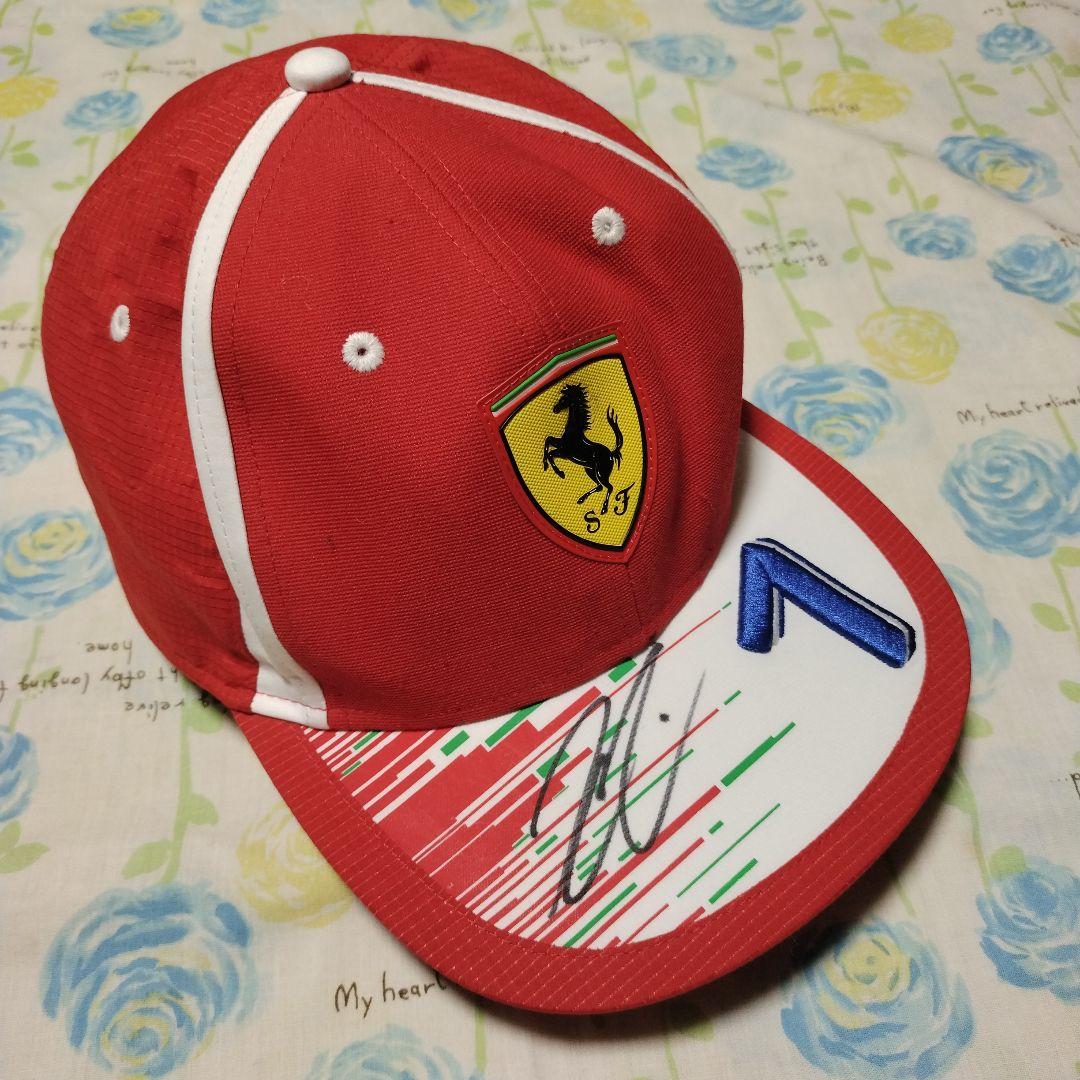 ライコネン　フェラーリ　キャップ　2018　F1