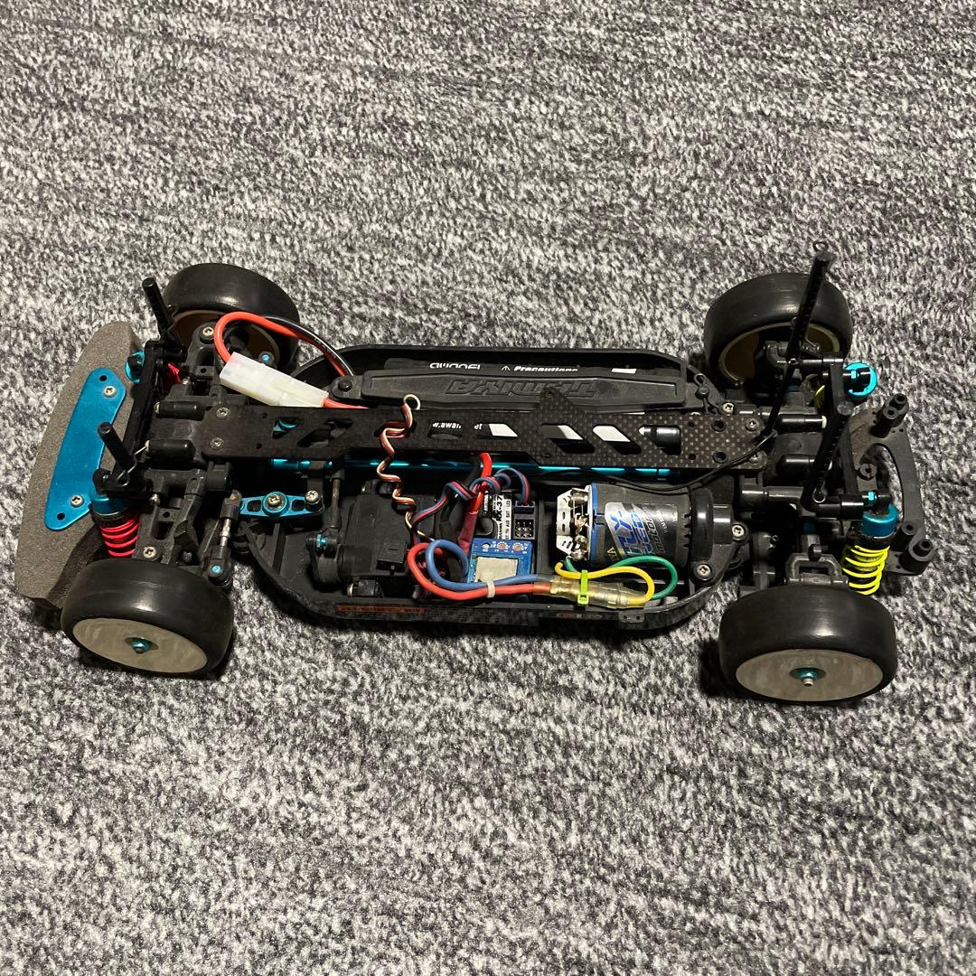 ホビーラジコン シャーシ カーボンバー付き