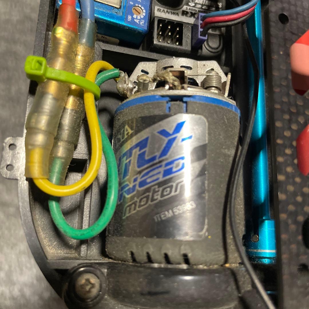 ホビーラジコン シャーシ カーボンバー付き