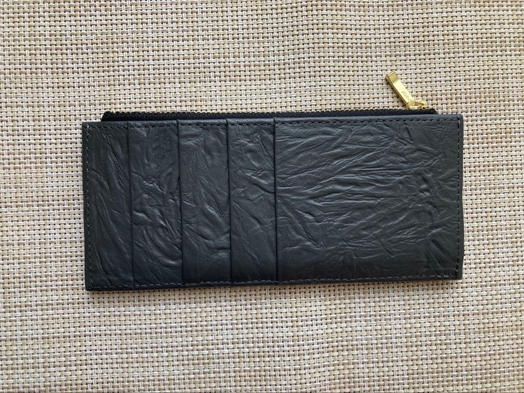 aoneco がま口　長財布　小銭入れ&カードケース付き