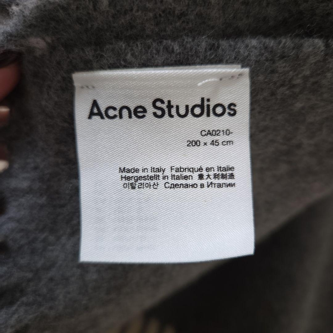 Acne Studios 美品グレー マフラー 　タグ&ショッパー付き
