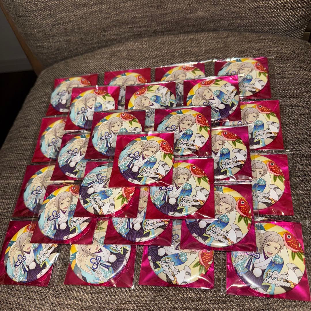 文豪ストレイドッグス コラボカフェ本舗 缶バッジ 中島敦　30点