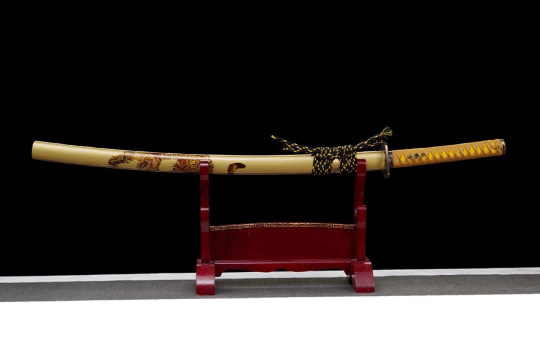 猛虎 刀装具 日本刀 武具 鑑賞刀 居合刀 模造刀 舞踊刀