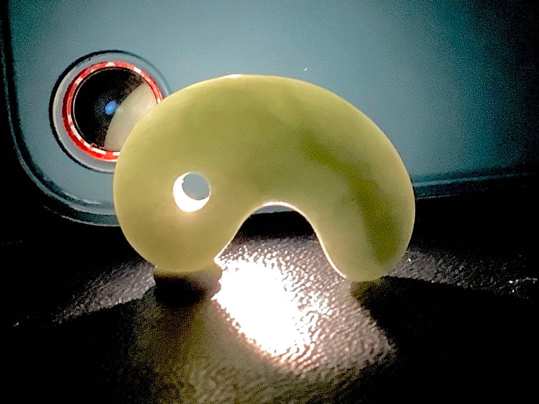 お身近に✳品質*価格に自信の糸魚川翡翠勾玉　守護石*お守りに　鑑別書取得の本物を