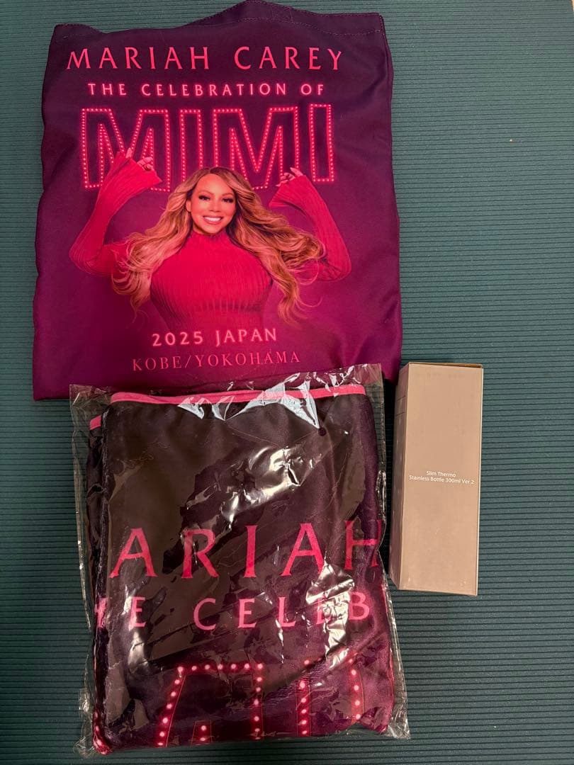 Mariah Careyマライアキャリー来日コンサートGOLD特典グッズ未使用