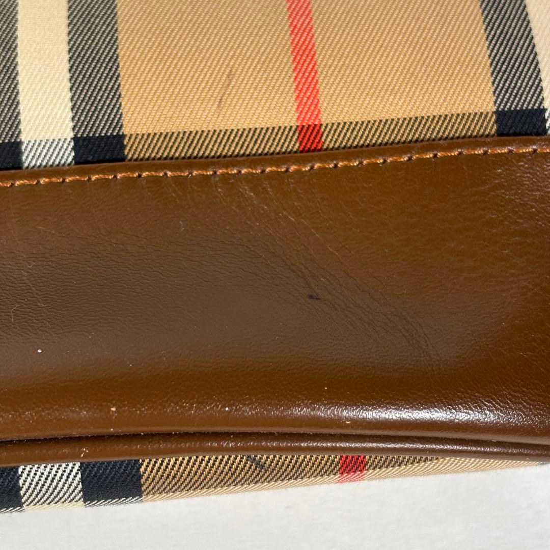 バーバリー ショルダーバッグ トートバッグ 肩掛け 巾着 ノバチェック ベージュ