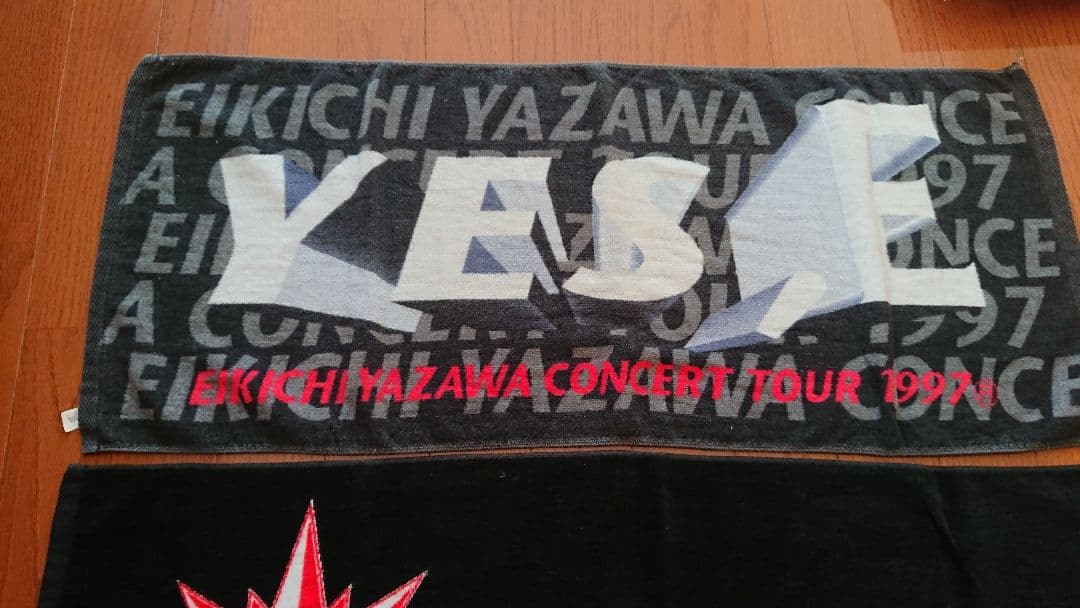 矢沢永吉 当時物 フェイスタオル3枚 92年 94年 97年セット おまけ