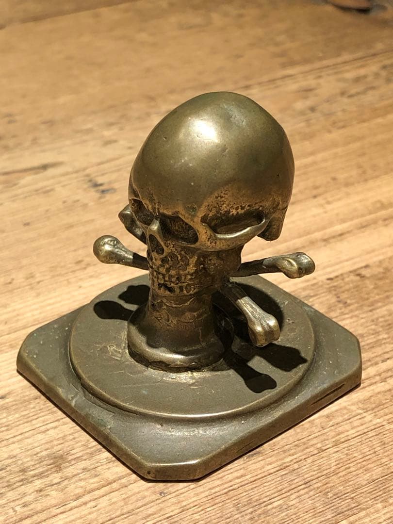 ビンテージ　スカル　髑髏　骸骨　ネイバーフッド　インダストリアル　weirdo